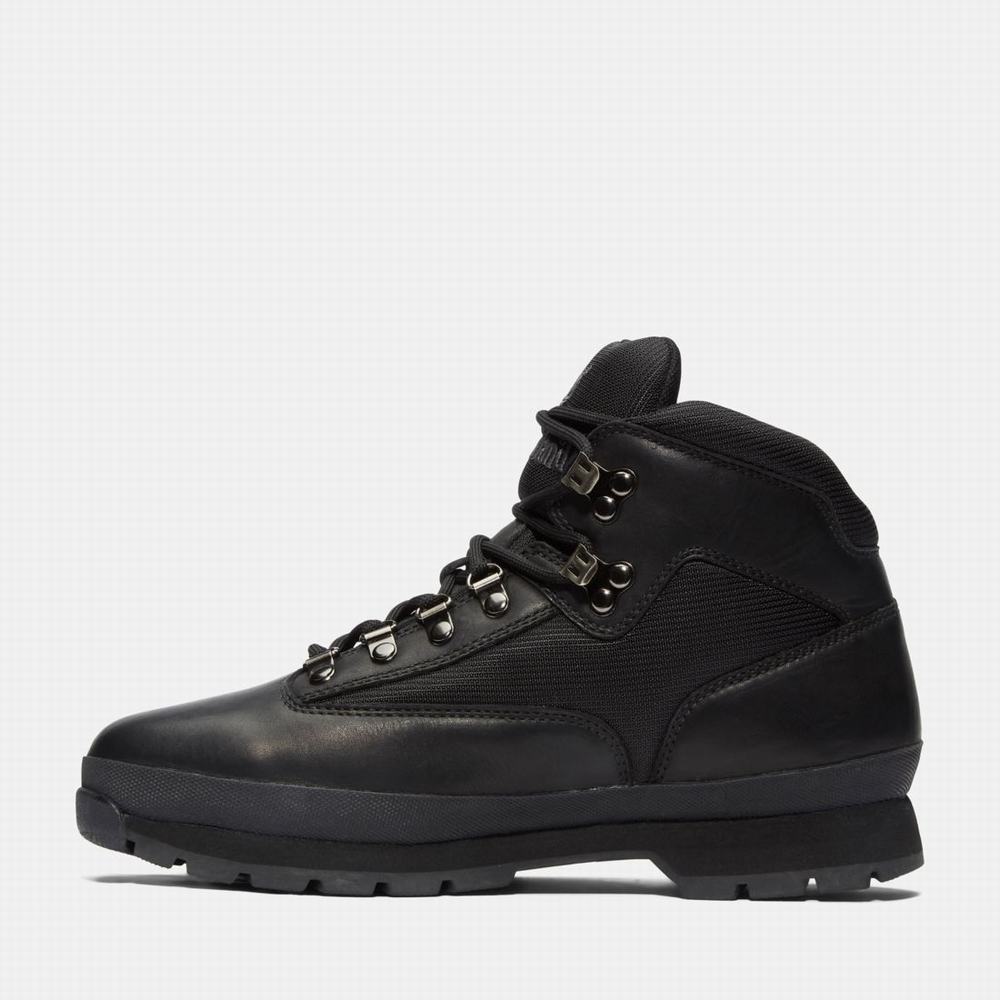Pánské Trekové Boty Timberland Euro Hiker Černé Černé | TI86129-254