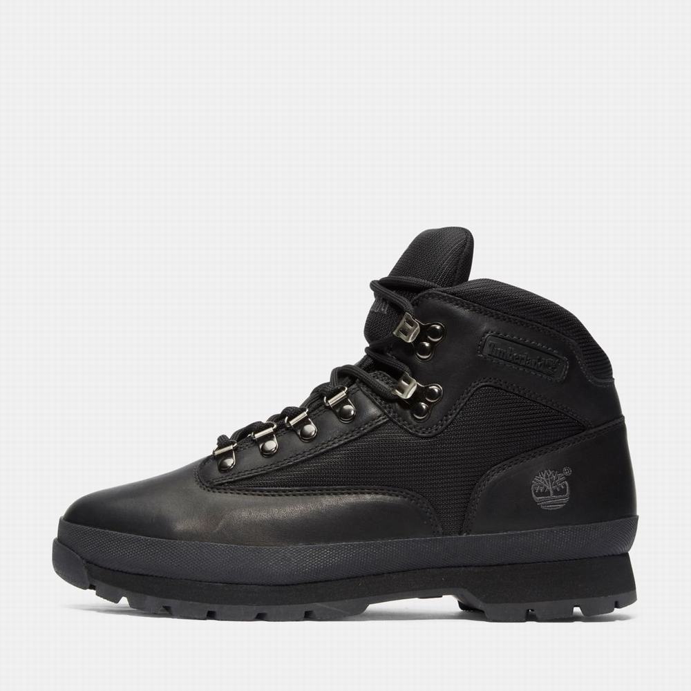 Pánské Trekové Boty Timberland Euro Hiker Černé Černé | TI86129-254