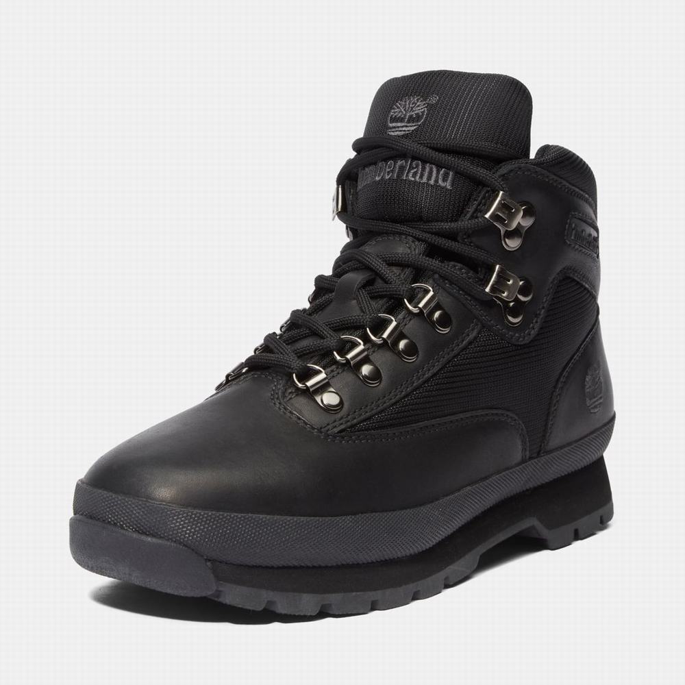 Pánské Trekové Boty Timberland Euro Hiker Černé Černé | TI86129-254