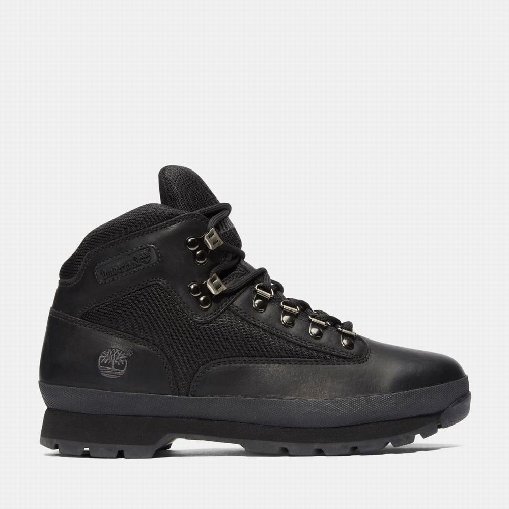 Pánské Trekové Boty Timberland Euro Hiker Černé Černé | TI86129-254