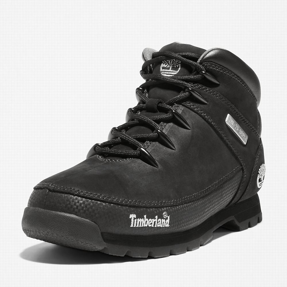 Pánské Trekové Boty Timberland Euro Sprint Mid Hiker Černé | TI04183-572