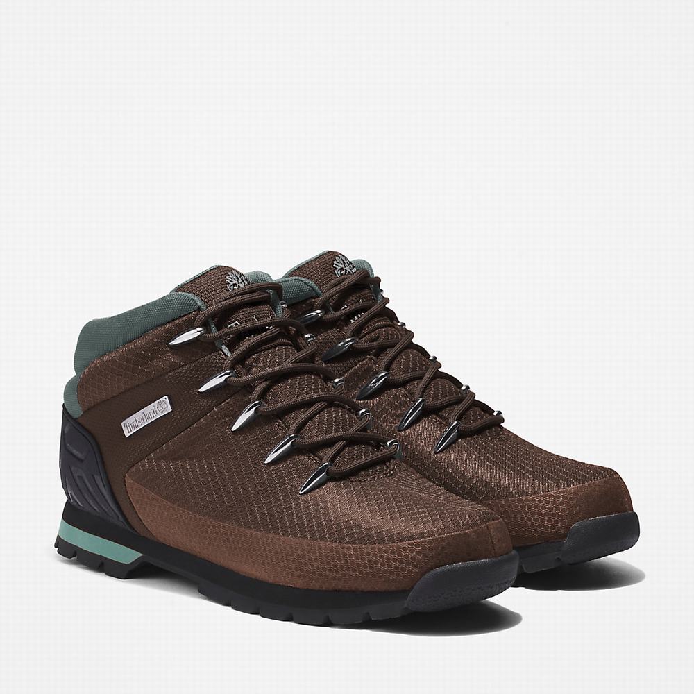 Pánské Trekové Boty Timberland Euro Sprint Waterproof Tmavě Hnědé | TI08471-493
