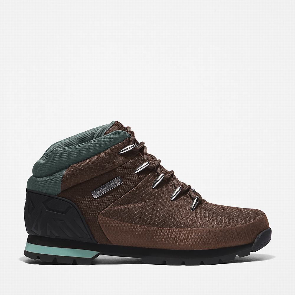 Pánské Trekové Boty Timberland Euro Sprint Waterproof Tmavě Hnědé | TI08471-493