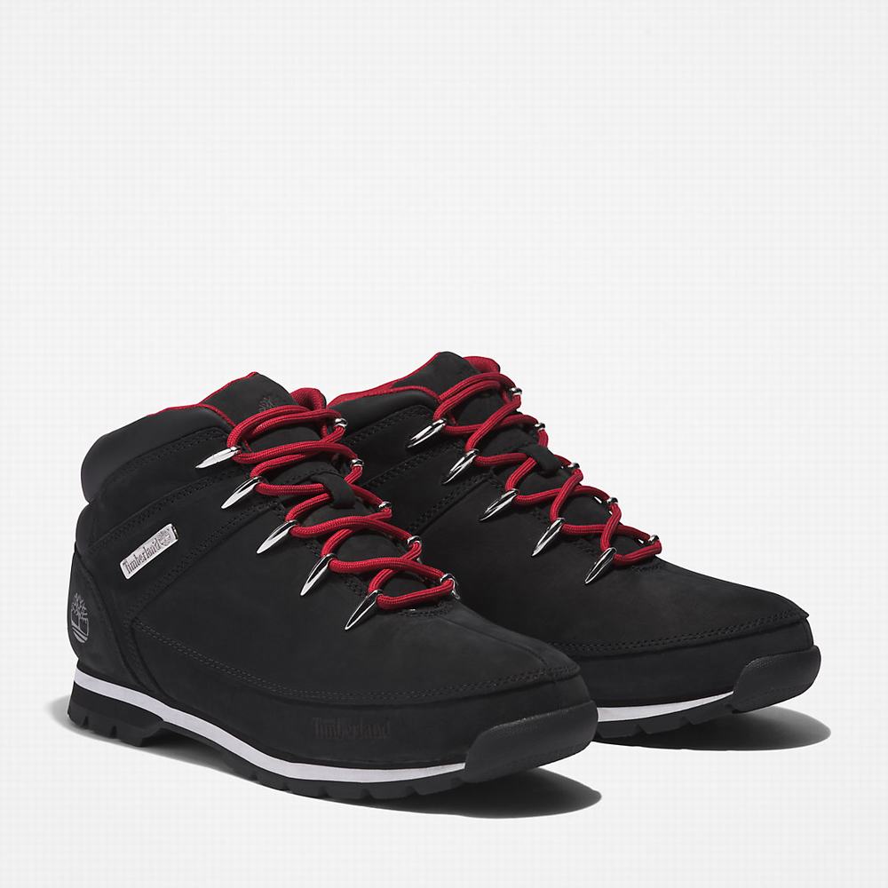 Pánské Trekové Boty Timberland Euro Sprint Hiker Černé | TI31756-657
