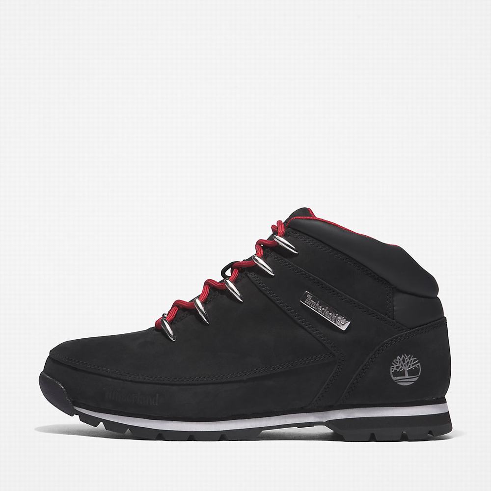 Pánské Trekové Boty Timberland Euro Sprint Hiker Černé | TI31756-657