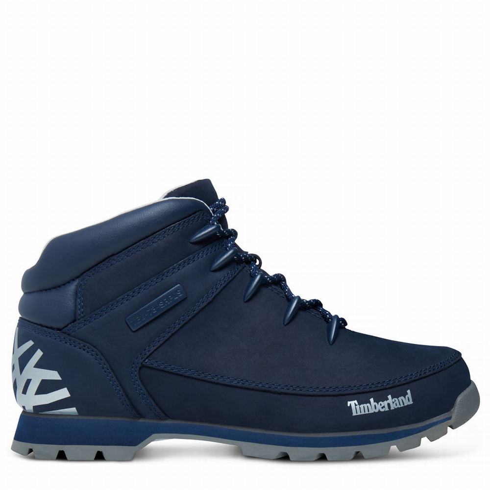Pánské Trekové Boty Timberland Euro Sprint Hiker Mid Tmavě Blankyt | TI37042-845