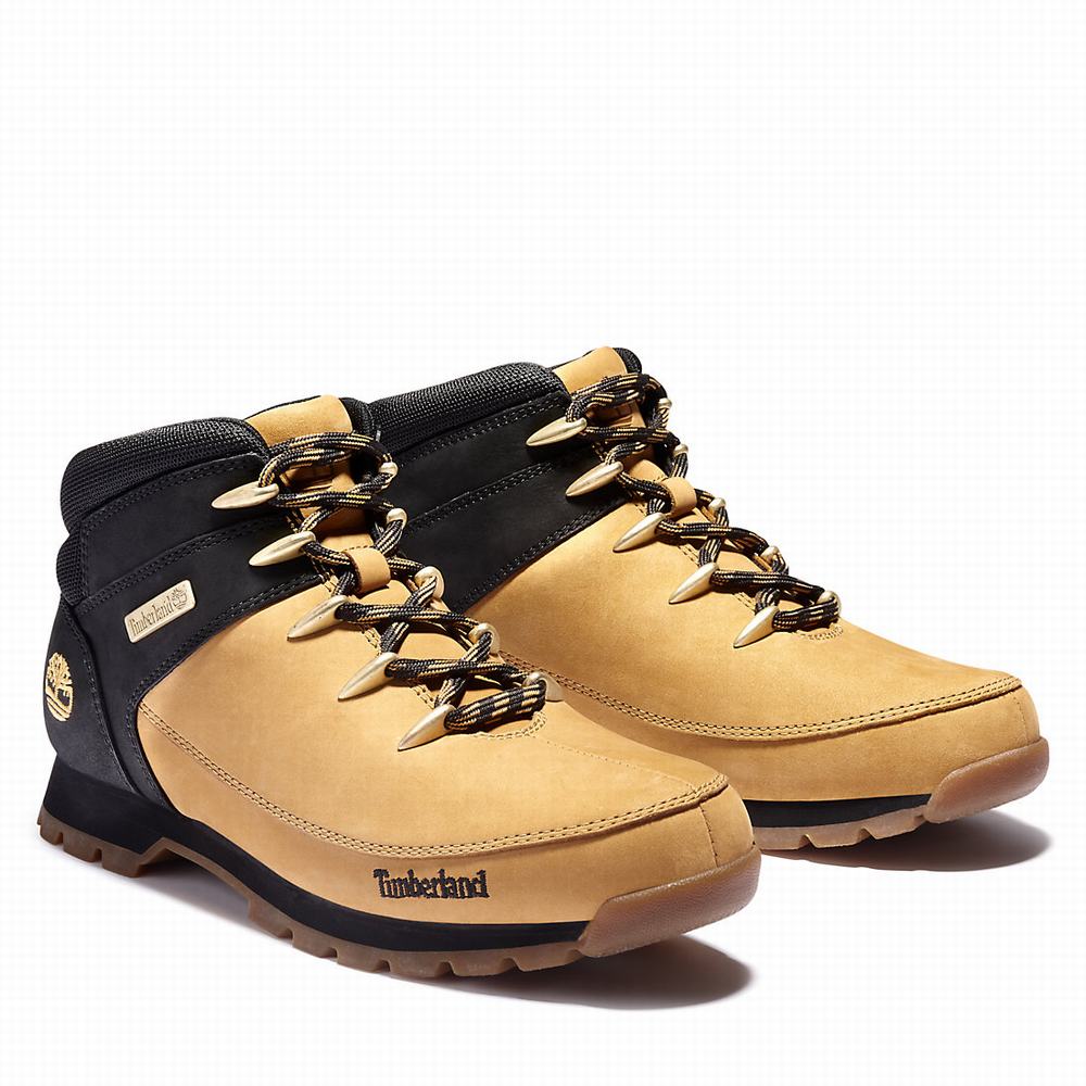 Pánské Trekové Boty Timberland Euro Sprint Hiker Žluté Černé | TI40763-316