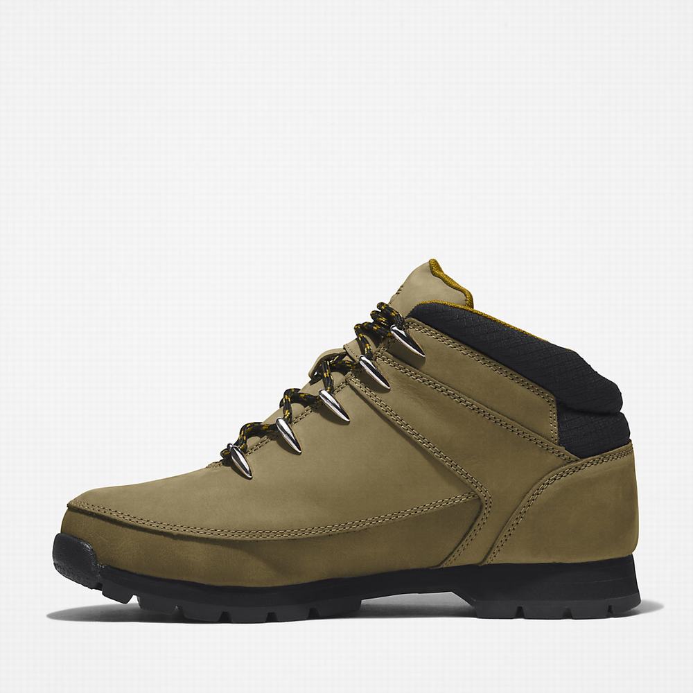 Pánské Trekové Boty Timberland Euro Sprint Hiker Zelene Černé | TI50743-218