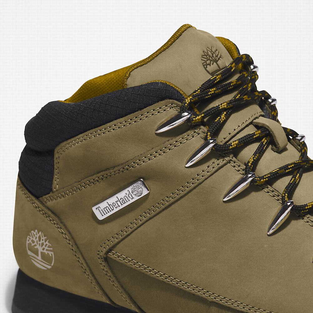 Pánské Trekové Boty Timberland Euro Sprint Hiker Zelene Černé | TI50743-218