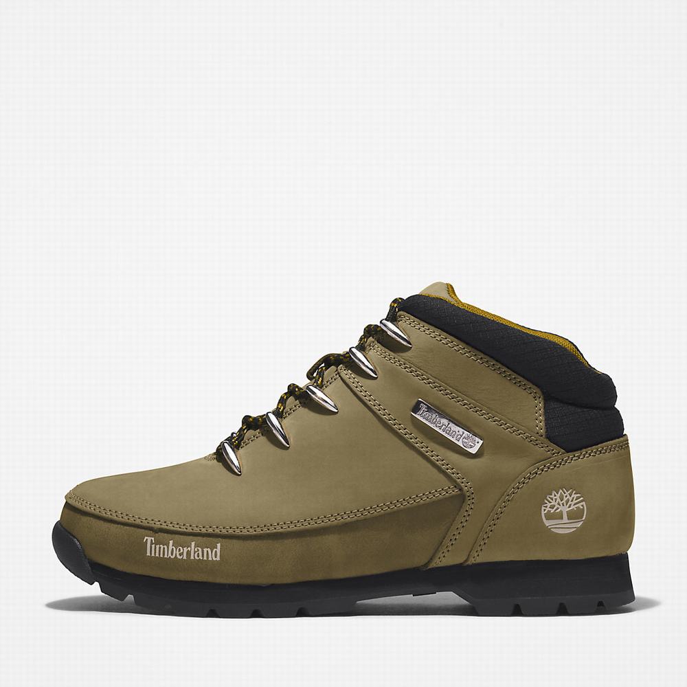 Pánské Trekové Boty Timberland Euro Sprint Hiker Zelene Černé | TI50743-218