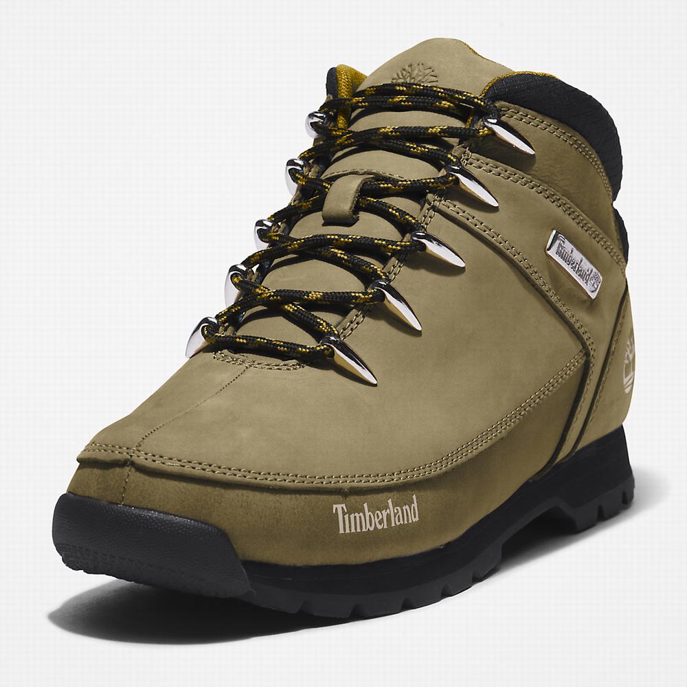 Pánské Trekové Boty Timberland Euro Sprint Hiker Zelene Černé | TI50743-218