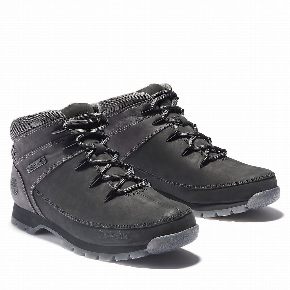 Pánské Trekové Boty Timberland Euro Sprint Hiker Černé Šedé | TI73462-763