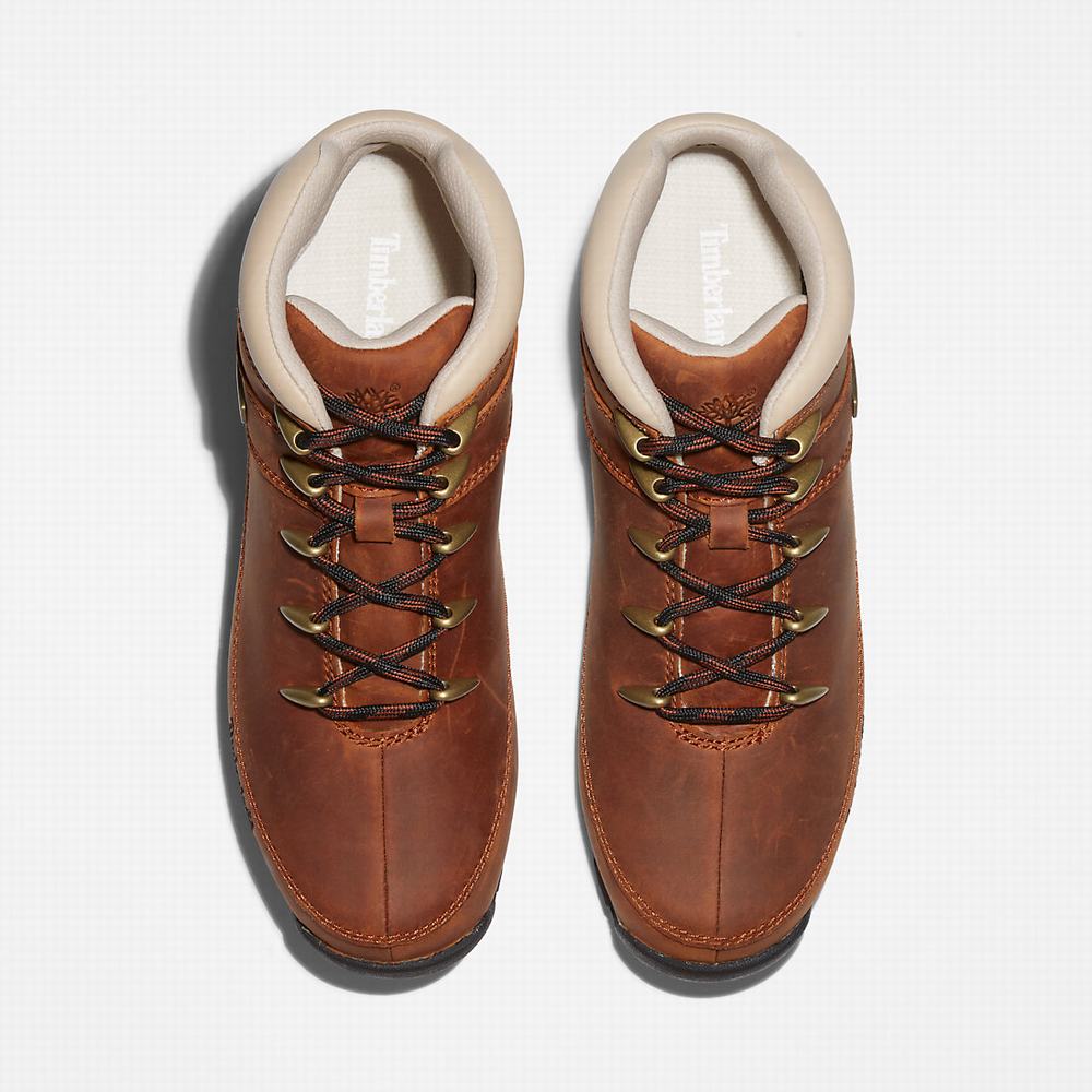 Pánské Trekové Boty Timberland Euro Sprint Hiker Hnědé Bílé | TI82041-325