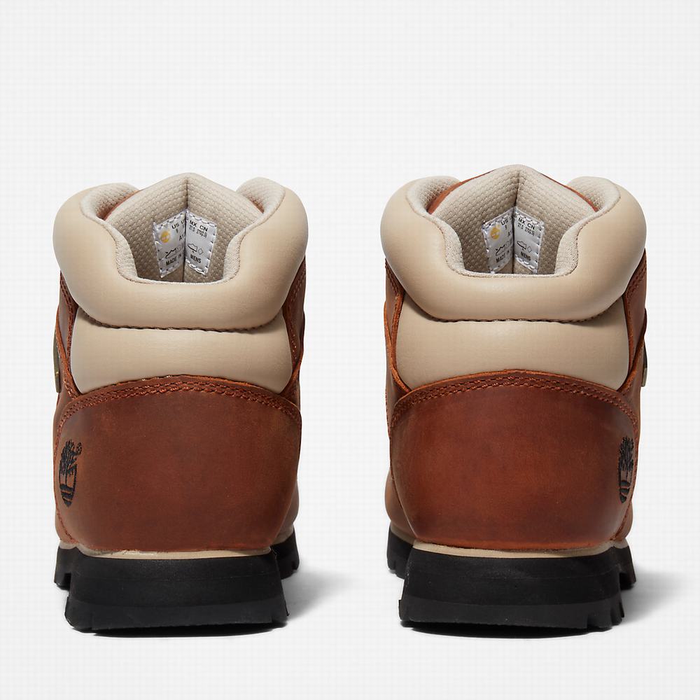 Pánské Trekové Boty Timberland Euro Sprint Hiker Hnědé Bílé | TI82041-325