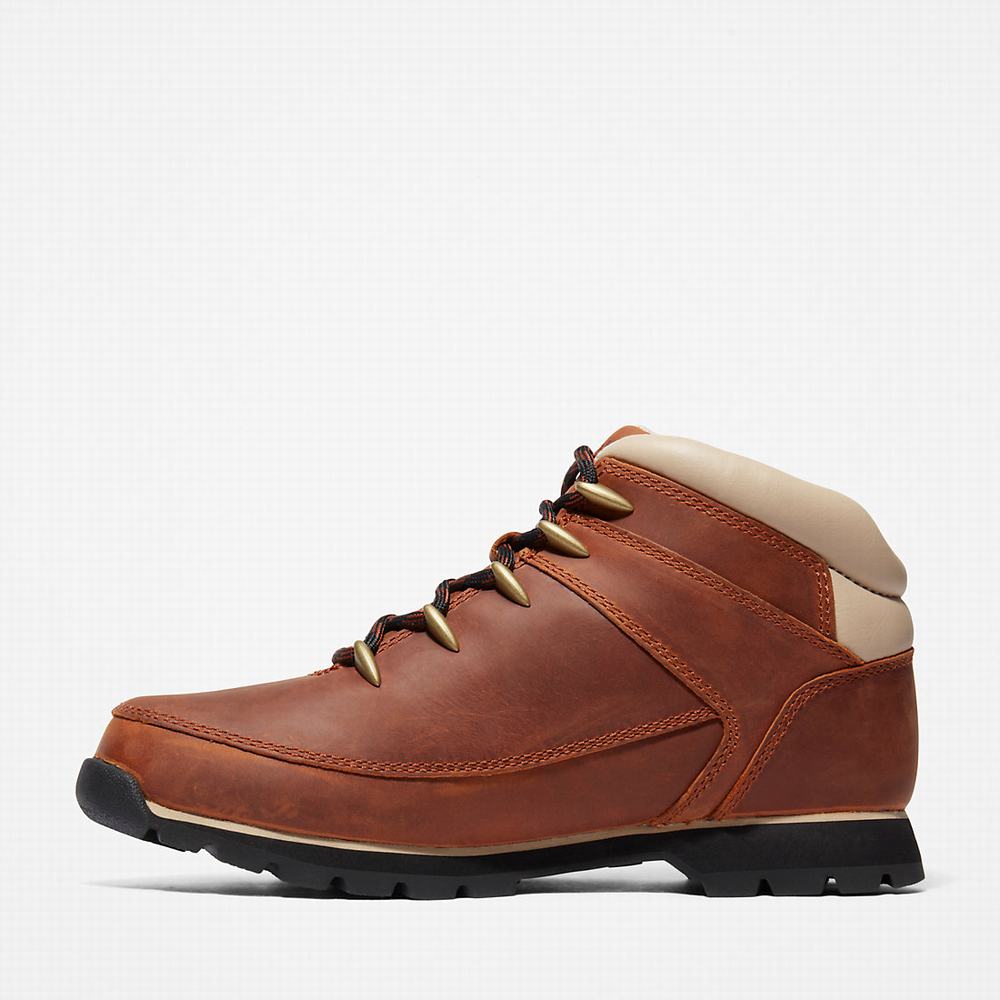 Pánské Trekové Boty Timberland Euro Sprint Hiker Hnědé Bílé | TI82041-325