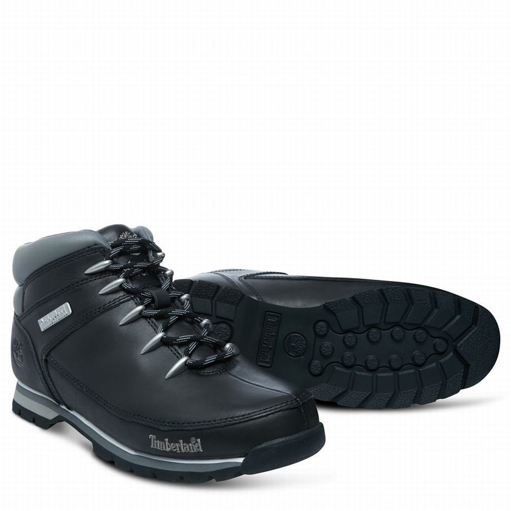 Pánské Trekové Boty Timberland Euro Sprint Hiker Černé | TI90435-760