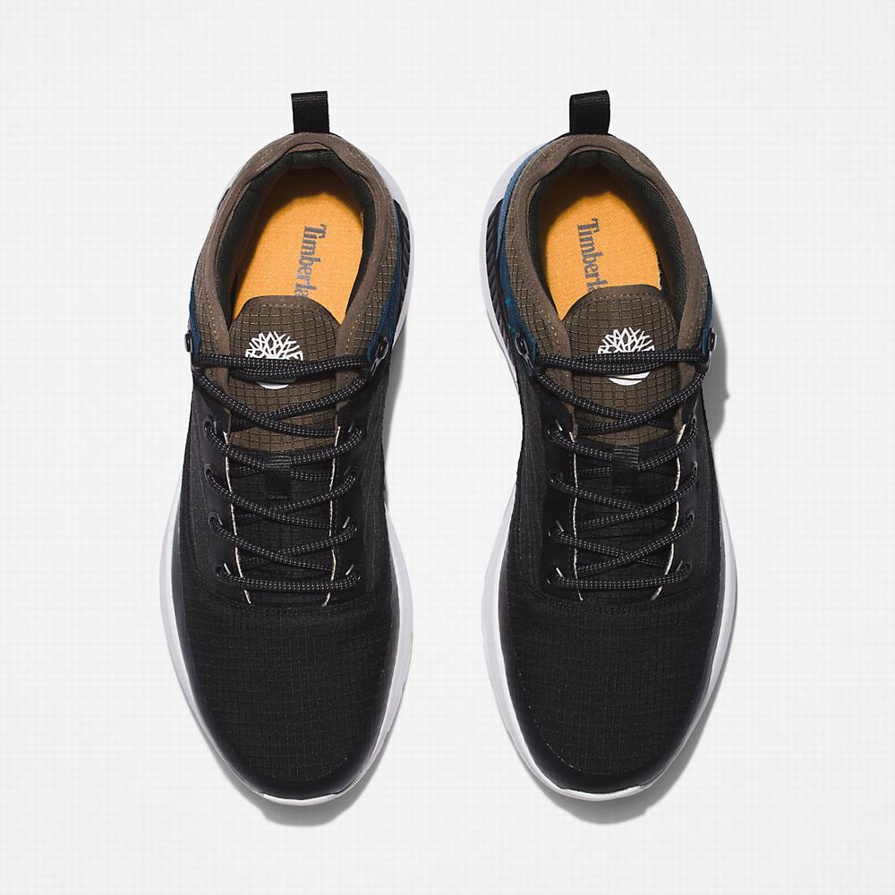 Pánské Trekové Boty Timberland Field Trekker Ripstop Černé | TI15283-804