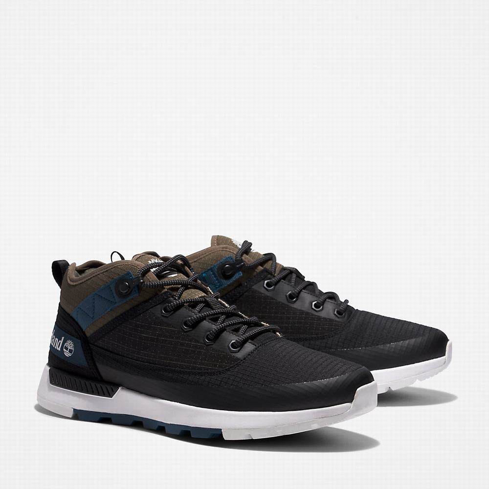 Pánské Trekové Boty Timberland Field Trekker Ripstop Černé | TI15283-804