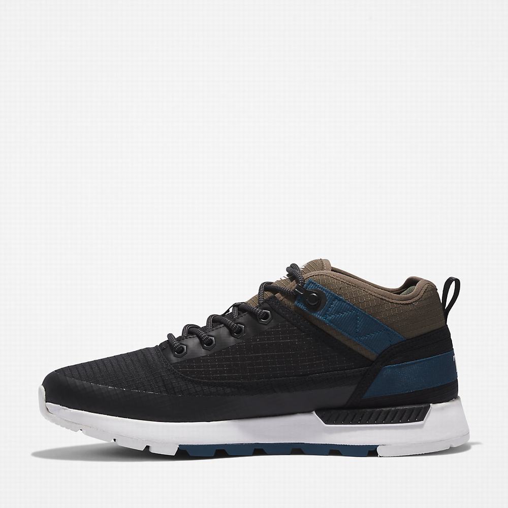 Pánské Trekové Boty Timberland Field Trekker Ripstop Černé | TI15283-804