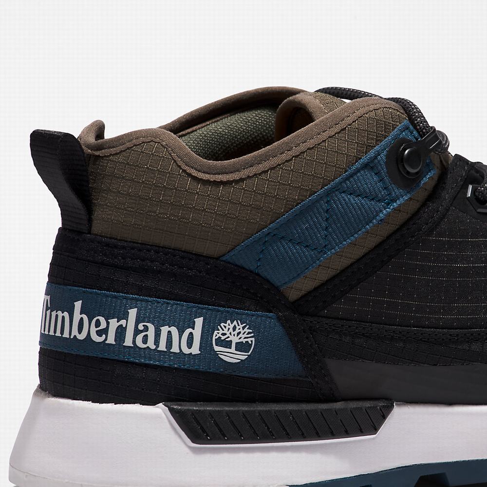 Pánské Trekové Boty Timberland Field Trekker Ripstop Černé | TI15283-804