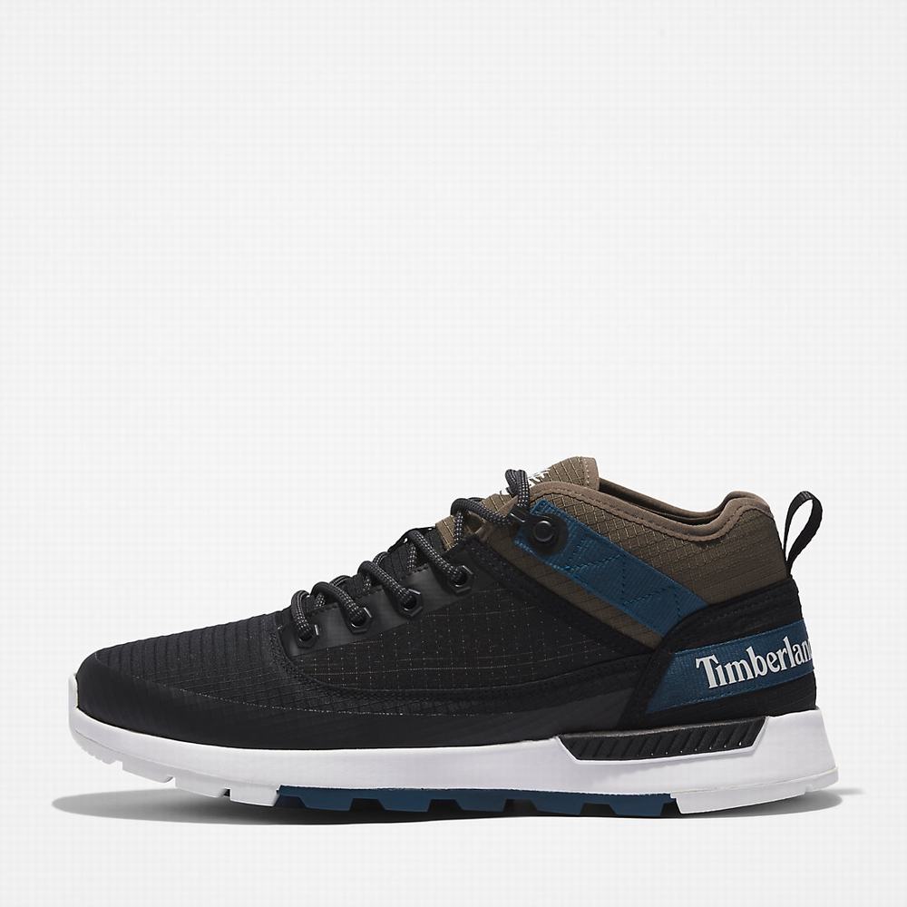 Pánské Trekové Boty Timberland Field Trekker Ripstop Černé | TI15283-804