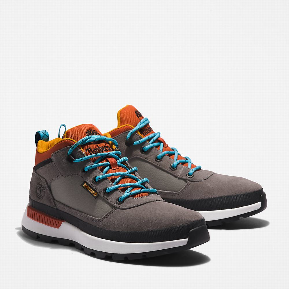 Pánské Trekové Boty Timberland Field Trekker Hiker Tmavě Šedé | TI63042-629