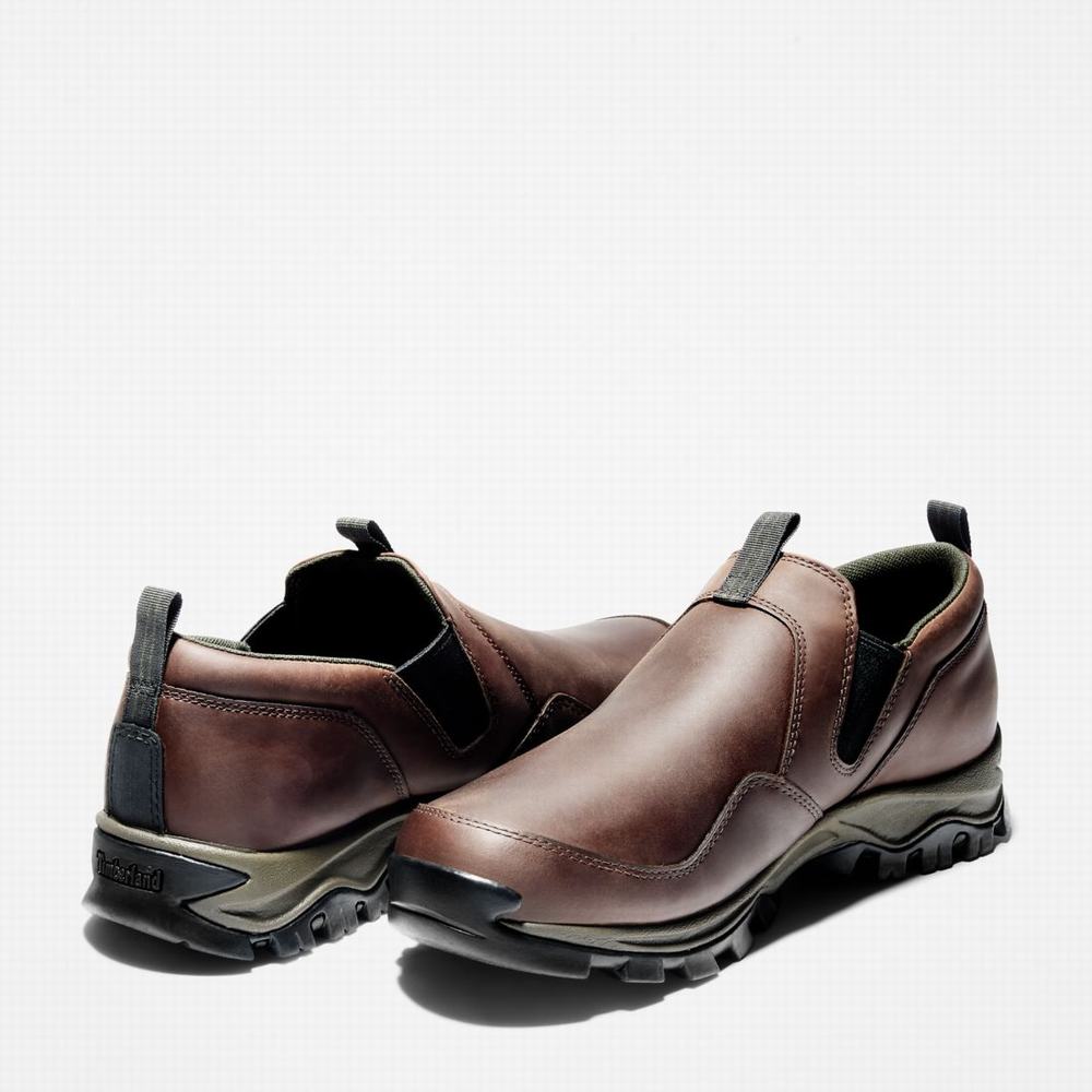 Pánské Trekové Boty Timberland Mt. Maddsen Slip-On Tmavě Hnědé | TI73942-351