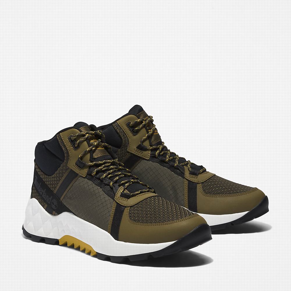 Pánské Trekové Boty Timberland Solar Wave LT GreenStride™ Hiker Zelene | TI21837-816