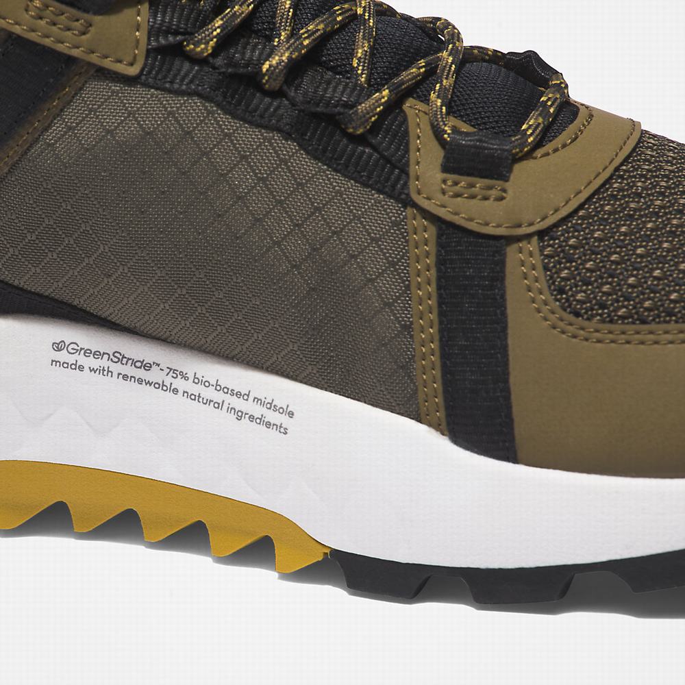 Pánské Trekové Boty Timberland Solar Wave LT GreenStride™ Hiker Zelene | TI21837-816