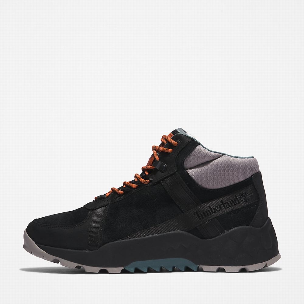 Pánské Trekové Boty Timberland Solar Wave LT Hiker Černé | TI68034-562