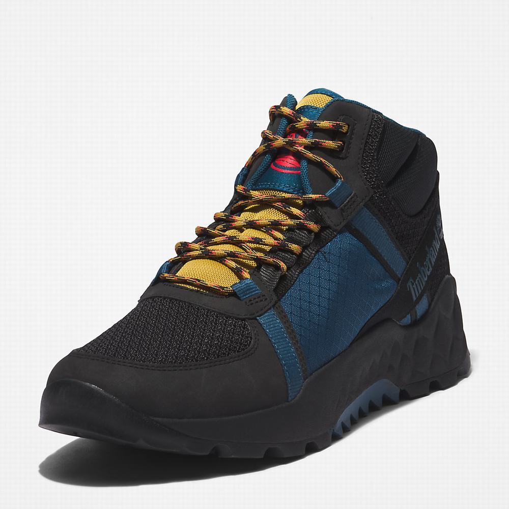 Pánské Trekové Boty Timberland Solar Wave LT GreenStride™ Hiker Černé | TI80519-186