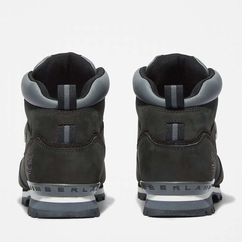 Pánské Trekové Boty Timberland Splitrock Nubuck Mid Hiker Černé | TI05164-870