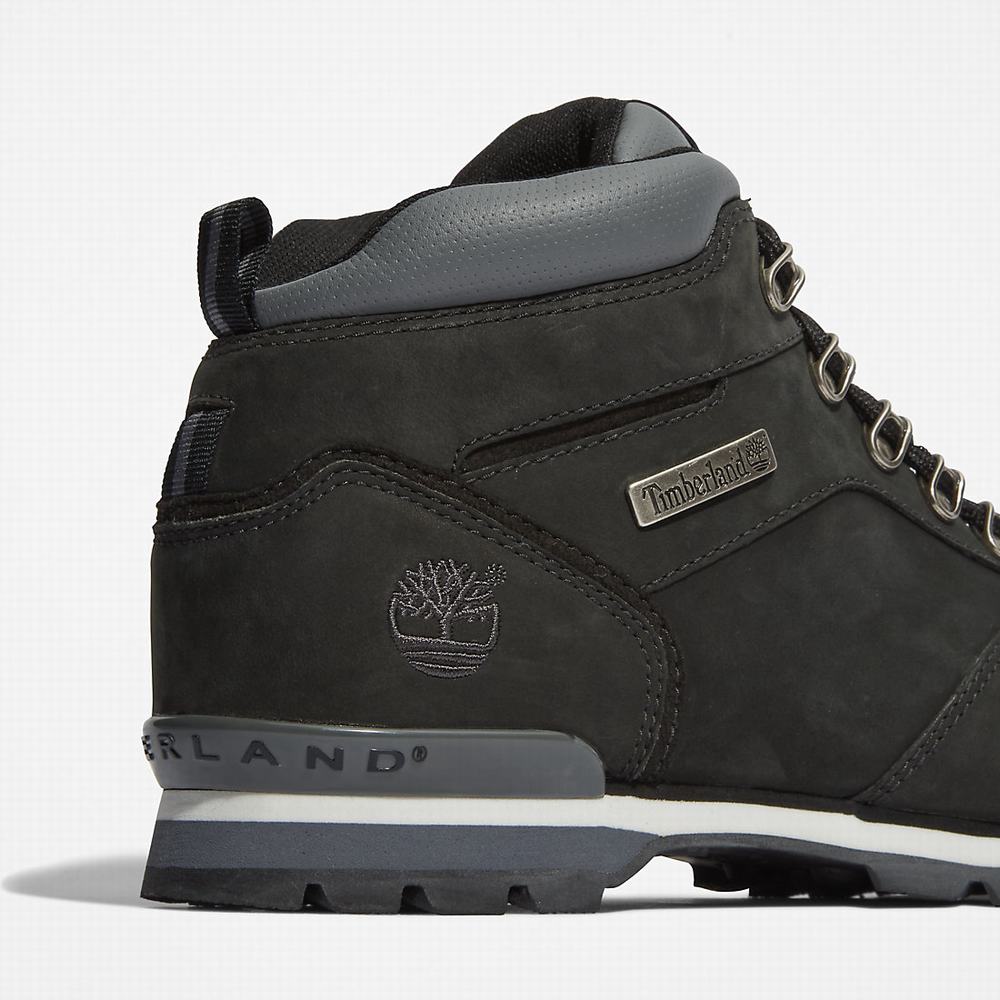 Pánské Trekové Boty Timberland Splitrock Nubuck Mid Hiker Černé | TI05164-870
