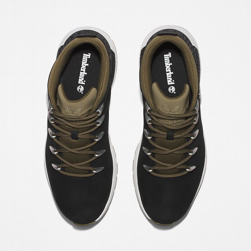Pánské Trekové Boty Timberland Sprint Trekker Mid Černé | TI28359-532