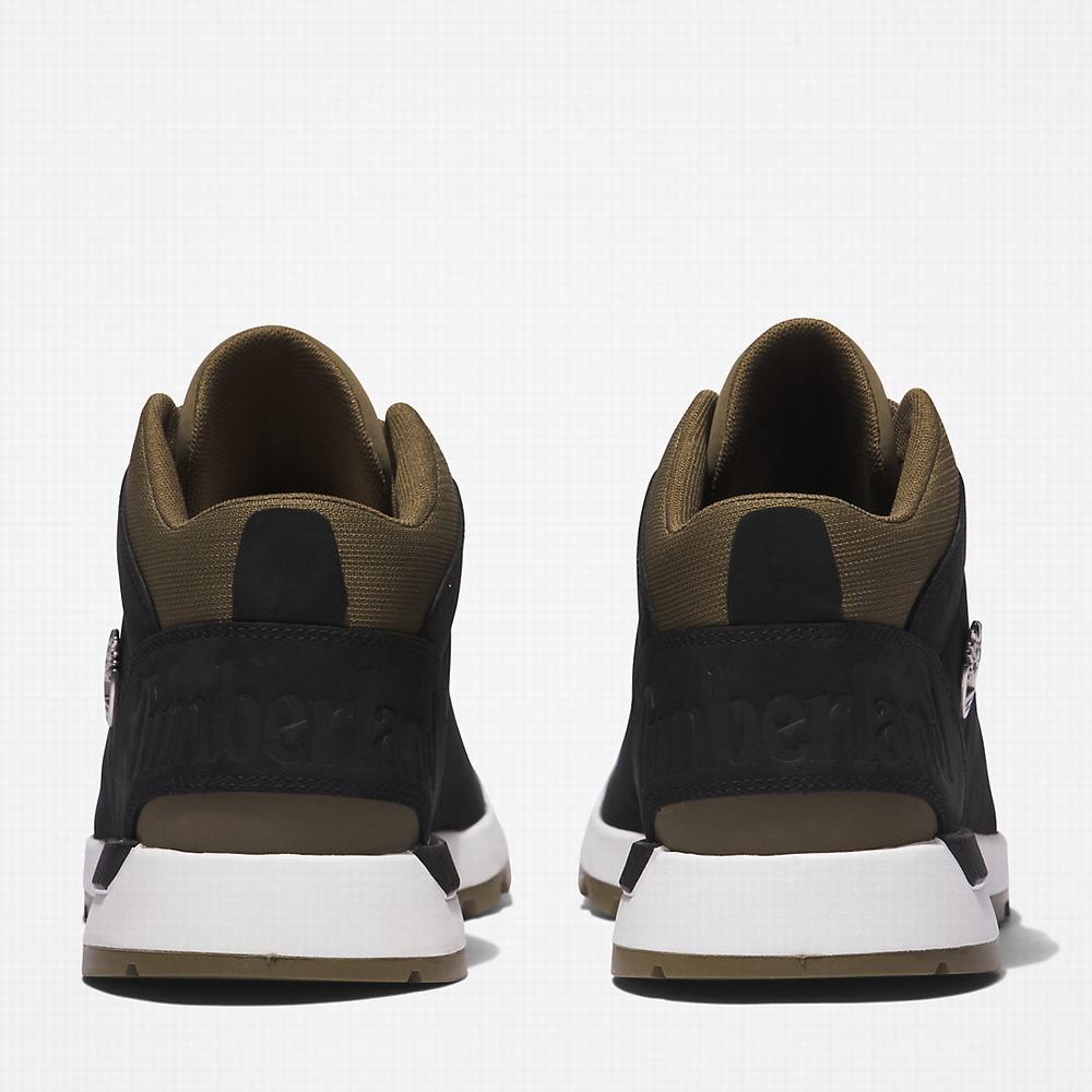 Pánské Trekové Boty Timberland Sprint Trekker Mid Černé | TI28359-532