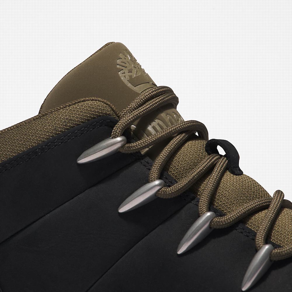 Pánské Trekové Boty Timberland Sprint Trekker Mid Černé | TI28359-532