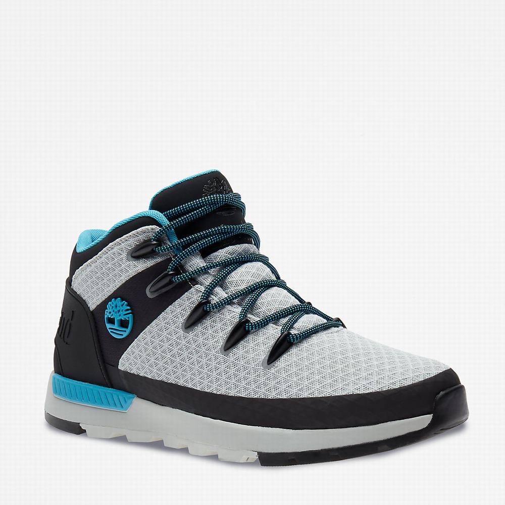 Pánské Trekové Boty Timberland Sprint Trekker Mid Světle Šedé | TI36902-198