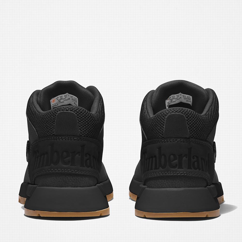 Pánské Trekové Boty Timberland Sprint Trekker Mid Černé | TI94703-149