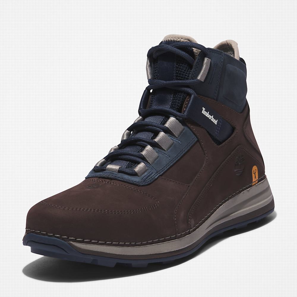 Pánské Trekové Boty Timberland Timberloop™ EK Trekker Tmavě Hnědé | TI35972-218