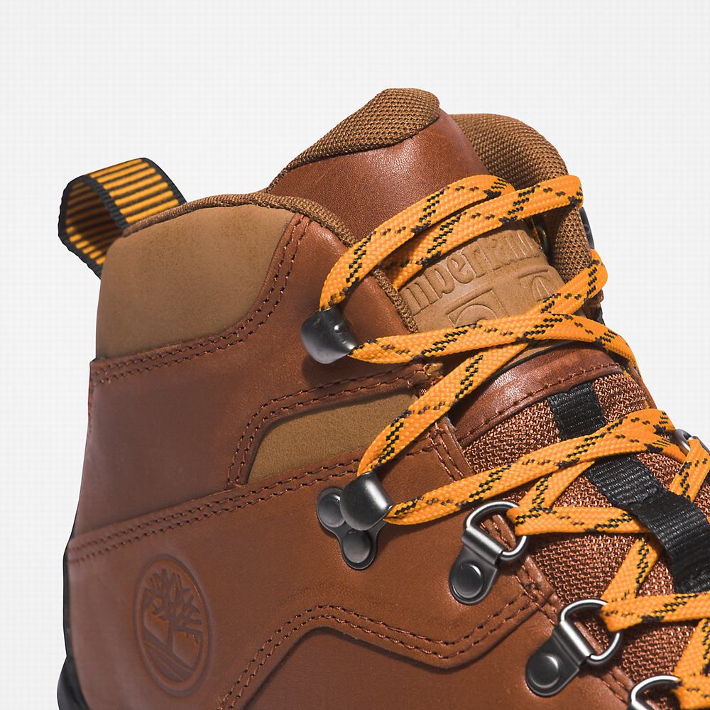 Pánské Trekové Boty Timberland World Hiker Hnědé | TI17085-875