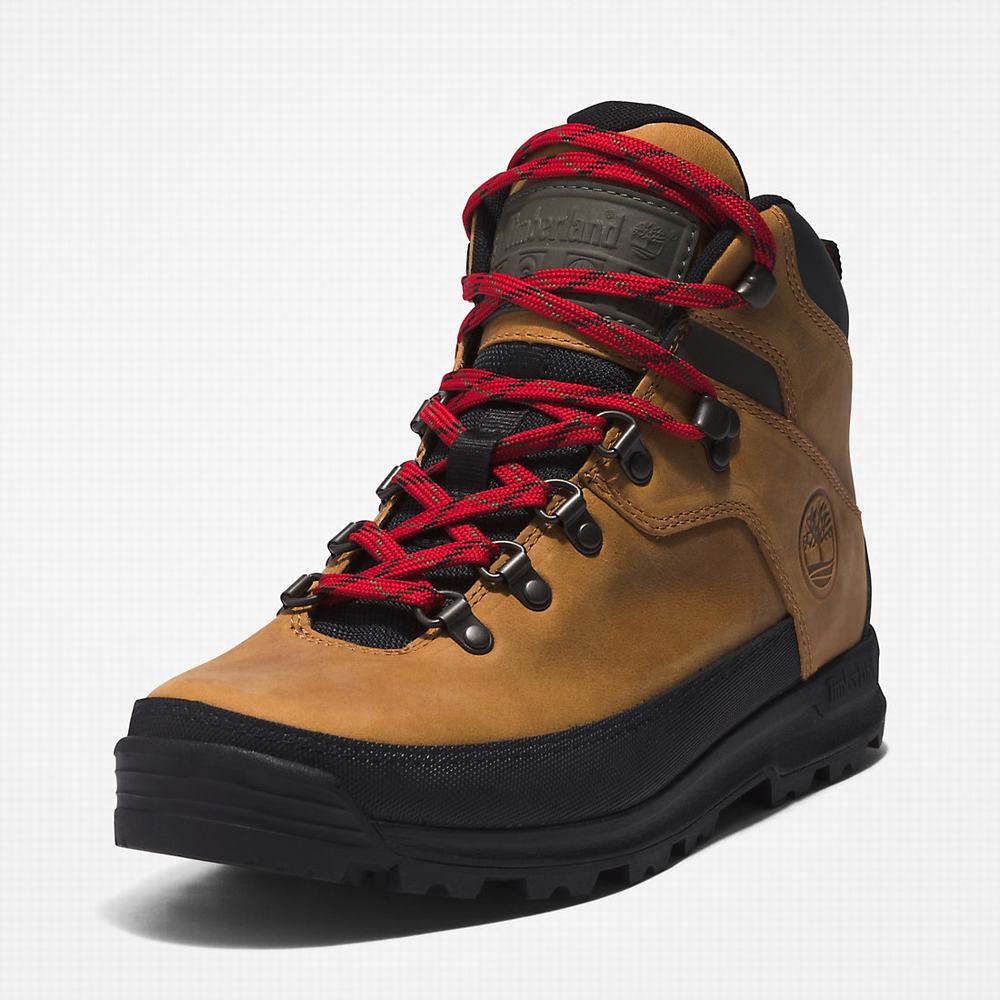Pánské Trekové Boty Timberland World Hiker Světle Hnědé | TI67321-478