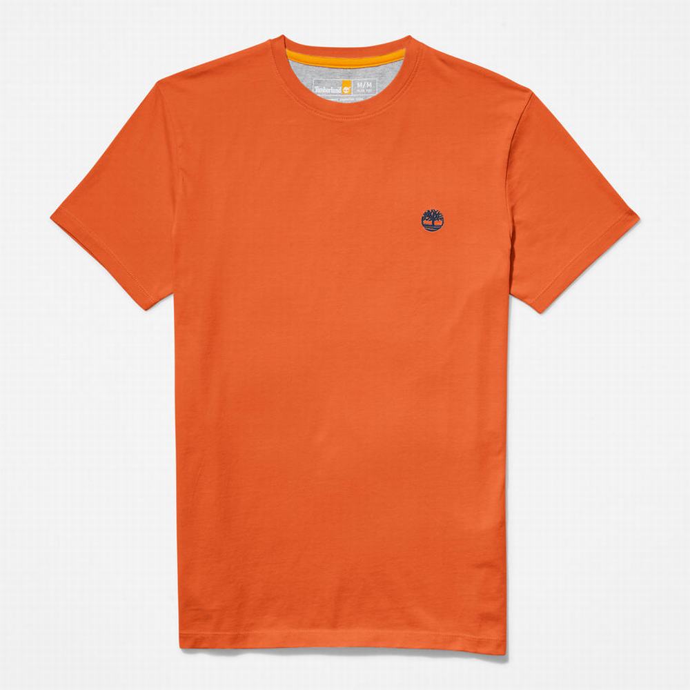Pánské Tričko Timberland Dunstan River T-Shirt Oranžové | TI09152-157