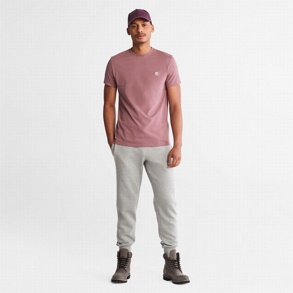 Pánské Tričko Timberland Dunstan River T-Shirt Růžové | TI46208-012
