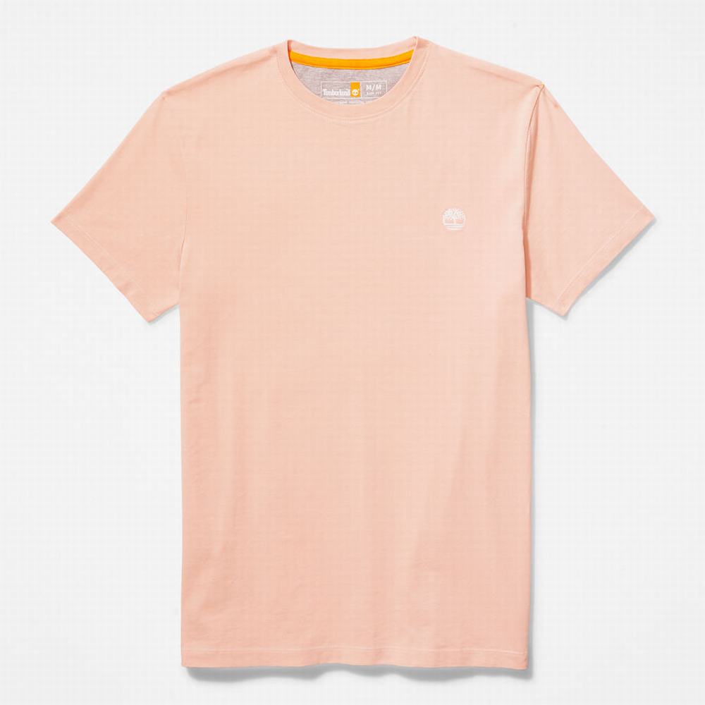 Pánské Tričko Timberland Dunstan River T-Shirt Světle Růžové | TI94102-276