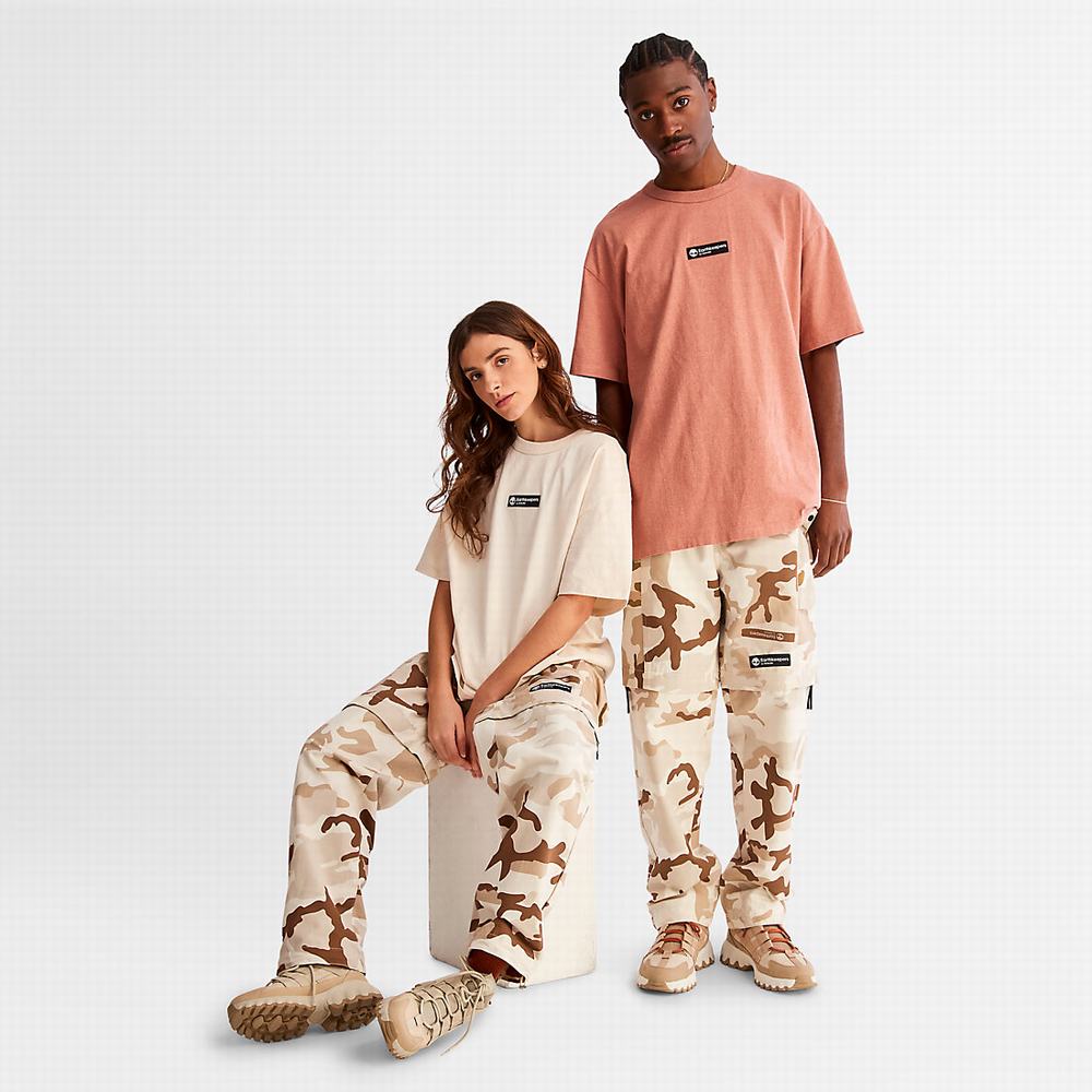 Pánské Tričko Timberland Earthkeepers® by Raeburn Archive Globe T-Shirt Oranžové | TI21703-601