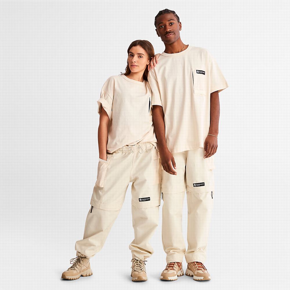 Pánské Tričko Timberland Earthkeepers® by Raeburn Utility T-Shirt Béžový | TI39216-469