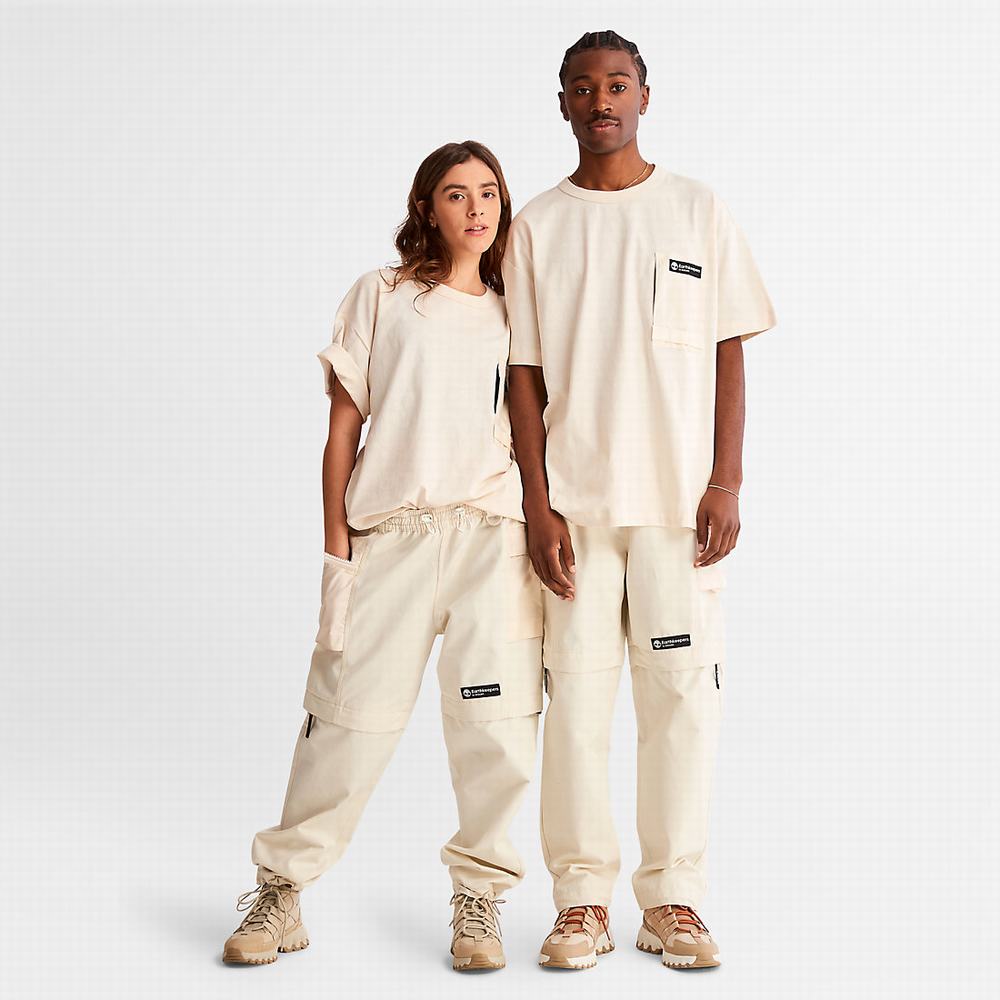 Pánské Tričko Timberland Earthkeepers® by Raeburn Utility T-Shirt Béžový | TI39216-469