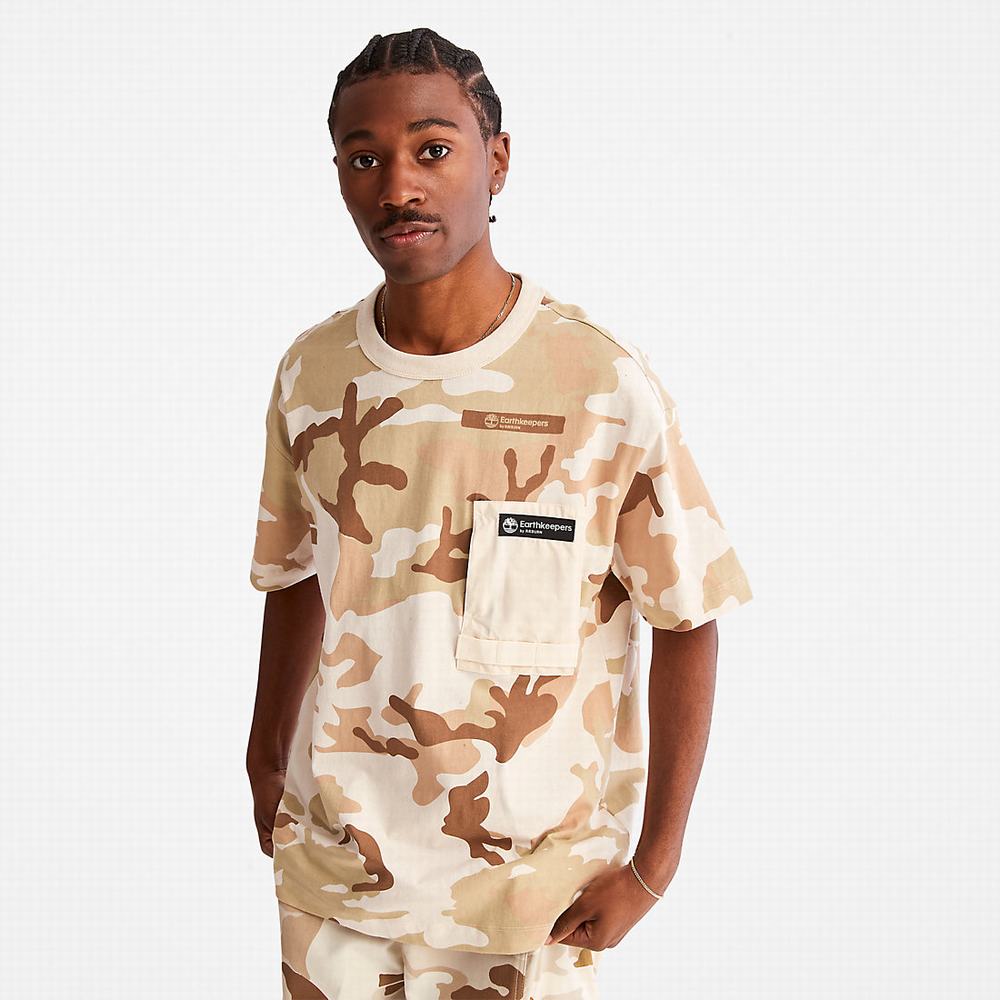 Pánské Tričko Timberland Earthkeepers® by Raeburn Utility T-Shirt Zelene | TI45968-628