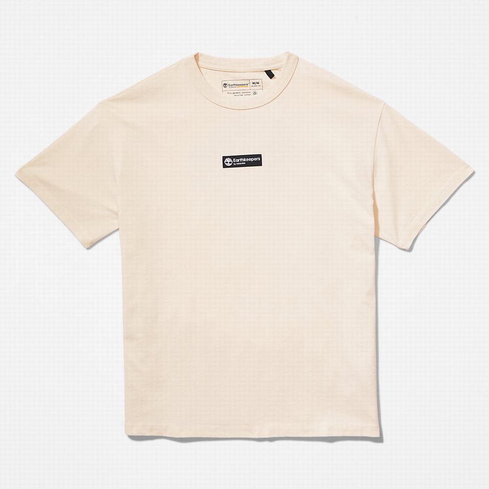 Pánské Tričko Timberland Earthkeepers® by Raeburn Archive Globe T-Shirt Béžový | TI54862-503