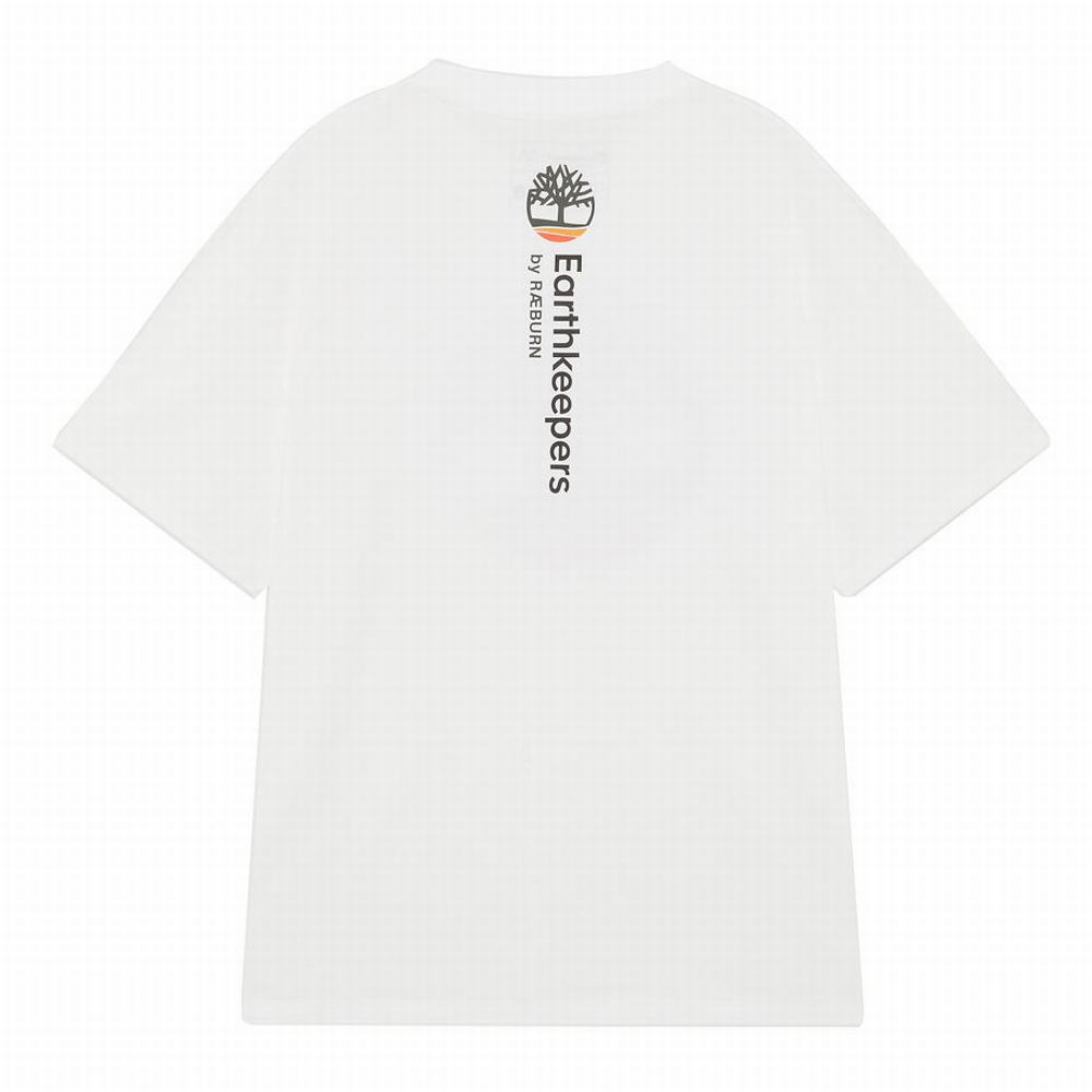 Pánské Tričko Timberland Earthkeepers® by Raeburn All Gender Logo T-Shirt Bílé | TI64829-170